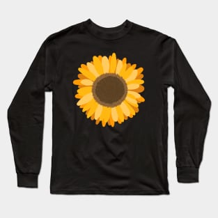 Yellow sunflower Long Sleeve T-Shirt